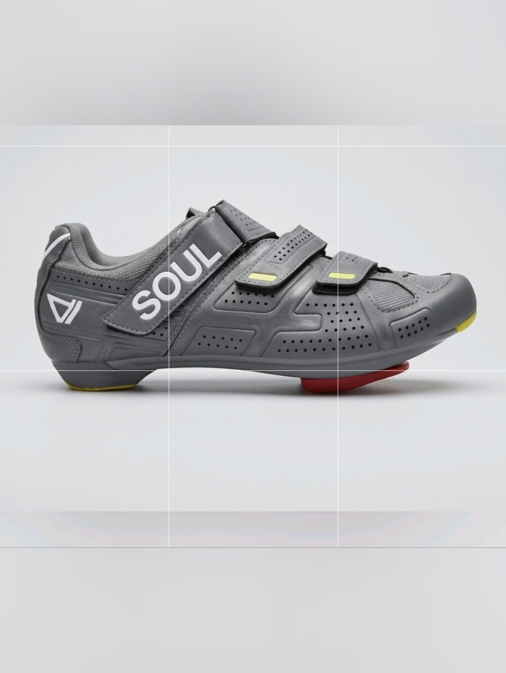 SOUL Women/Men's Cycling Shoes Gray Athletic/Sizes M46.0/W38/New